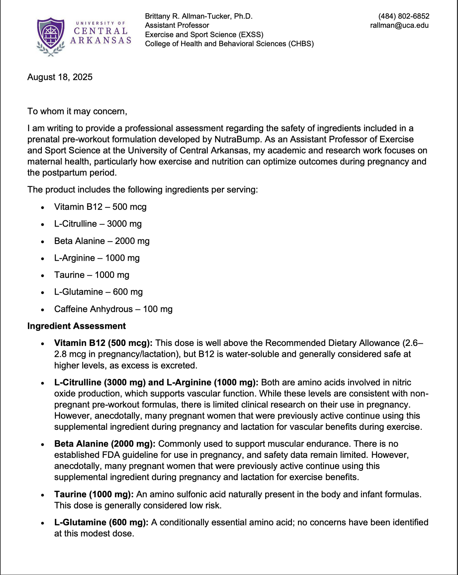 Pregnancy & Nursing Pre Workout