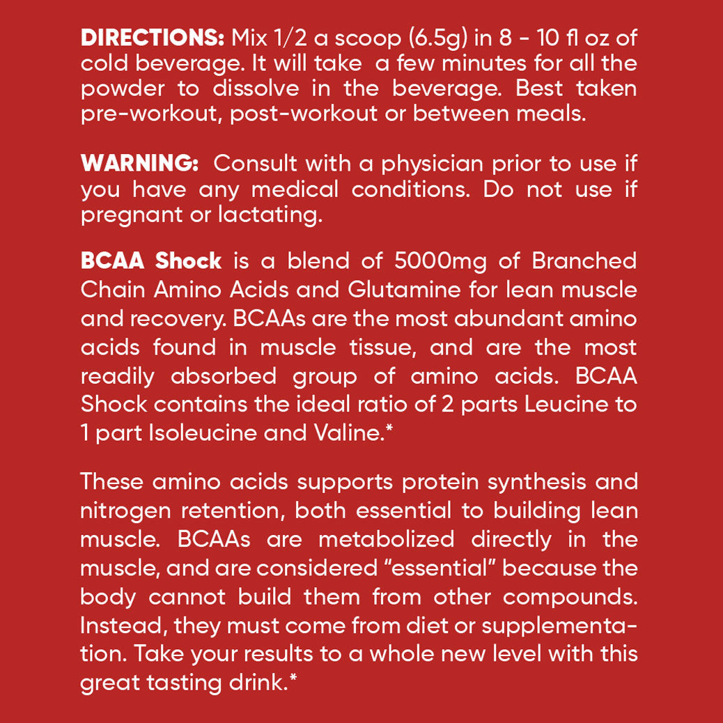 BCAA Shock Powder | Honeydew Watermelon