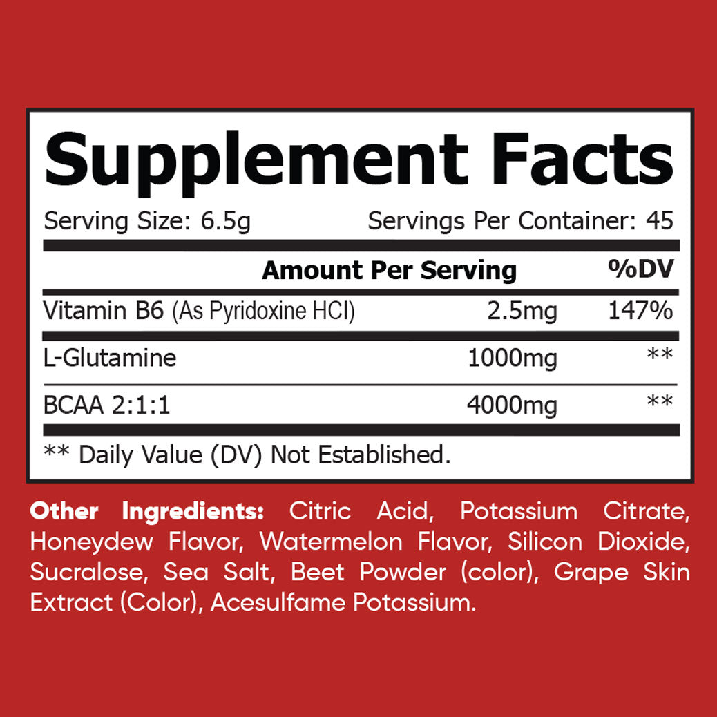 BCAA Shock Powder | Honeydew Watermelon