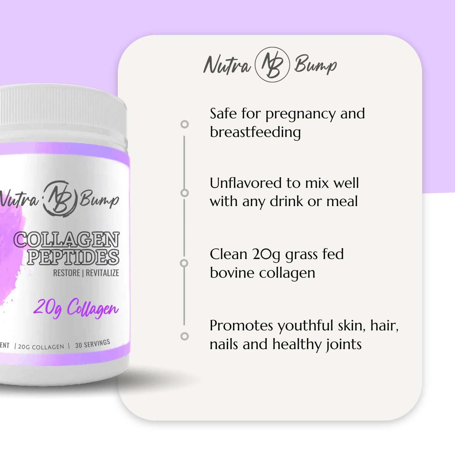 Complete Collagen Protein - NutraBump Nutrition breastfeeding protein, collagen, natural supplement, NutraBump, Pregnancy protein, prenatal, protein, Womens health