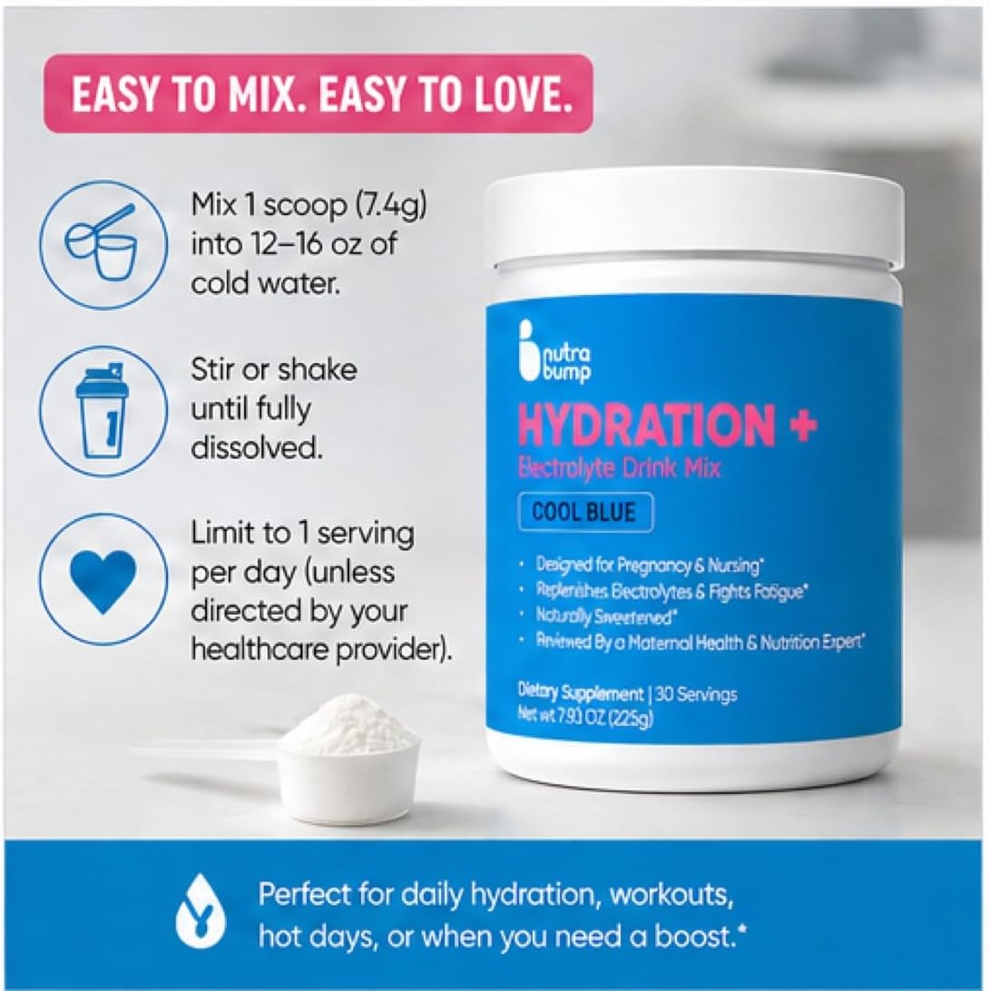 Hydration+ Electrolyte Drink Mix, Cool Blue