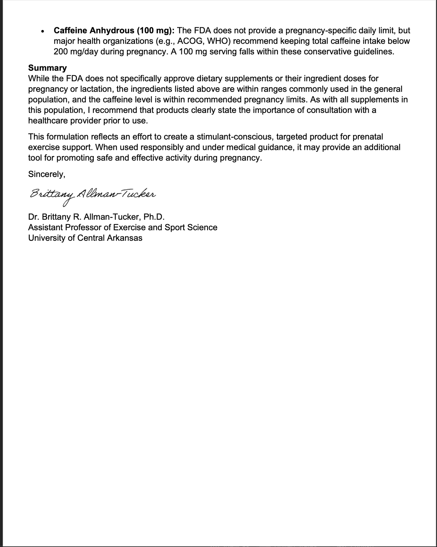 Pregnancy & Nursing Pre Workout