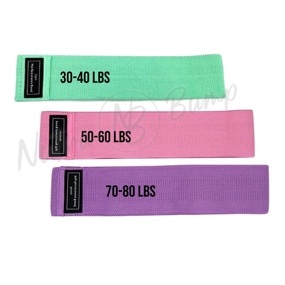 NutraBump Resistance Bands - NutraBump Nutrition Pregnancy safe workout supplements bumped up - Resistance bands - nutrabump.com