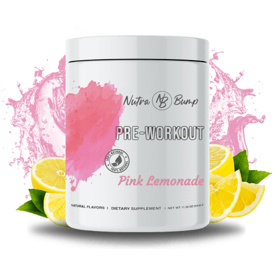 Pink Lemonade Pre Collagen Bundle - NutraBump Nutrition Breastfeeding pre workout, breastfeeding protein, bumped up, collagen, NutraBump, pre workout, pregnancy pre workout, Pregnancy protein