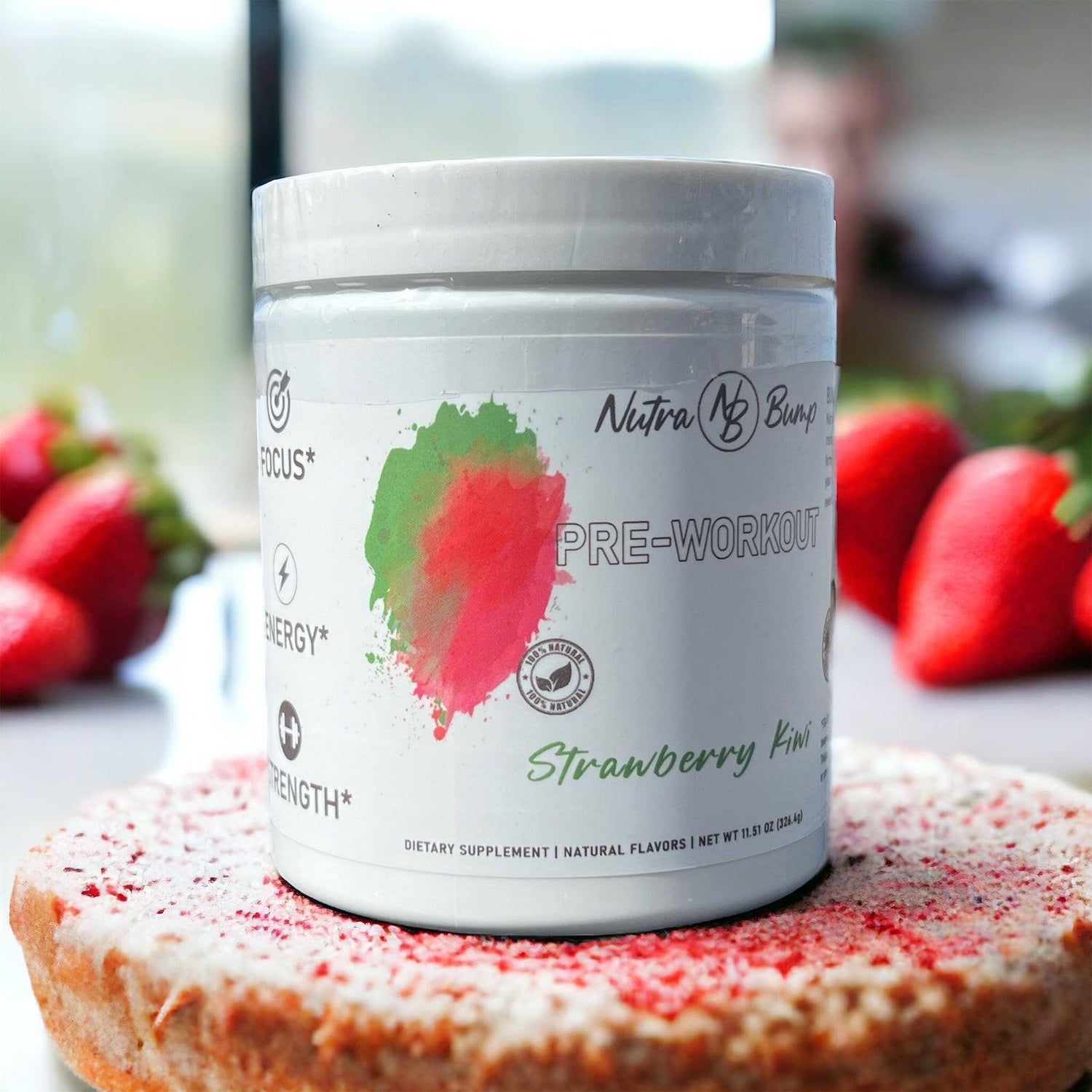 Pregnancy & Nursing Pre Workout Strawberry Kiwi - NutraBump Nutrition bumped up, natural supplement, NutraBump, pre workout, pregnancy energy, pregnancy pre workout, prenatal