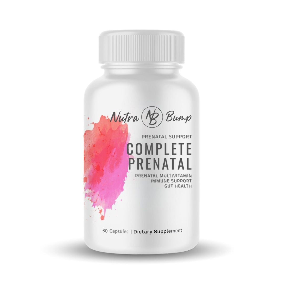 Premium Prenatal Multivitamin - NutraBump Nutrition Pregnancy safe workout supplements bumped up - Prenatal Multivitamin - nutrabump.com